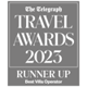 Runner up Telegraph travel awards 2023