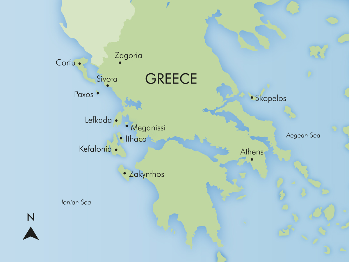 Sivota Greece Map | Time Zones Map