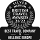  Silver British travel awards 2021/22