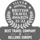  Silver British travel awards 2021/22